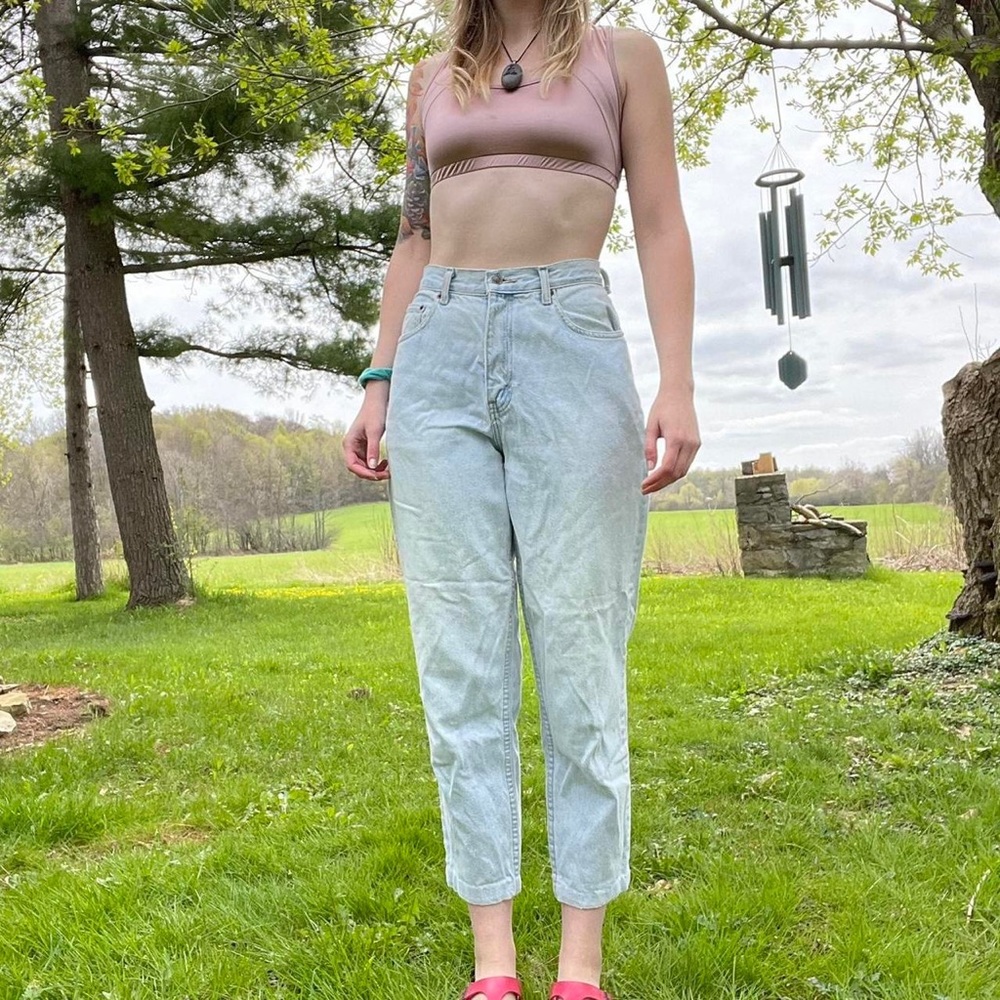 SOLD Route 66 High-Waisted Light Washed Jeans